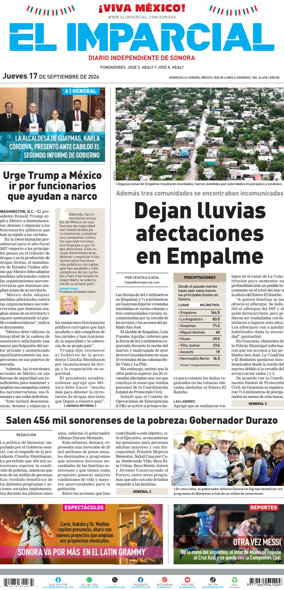 Cover of El Imparcial