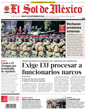 Cover of El Sol de Mexico