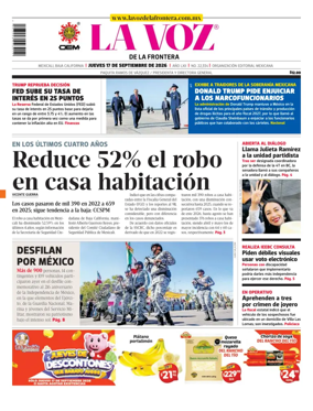 Cover of La Voz de la Frontera