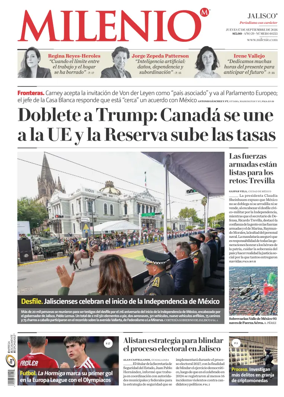 Cover of Milenio Jalisco