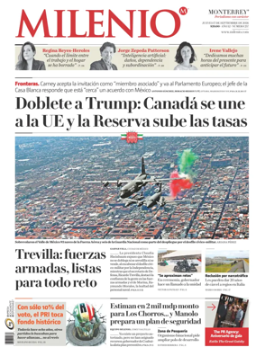 Cover of Milenio Monterrey