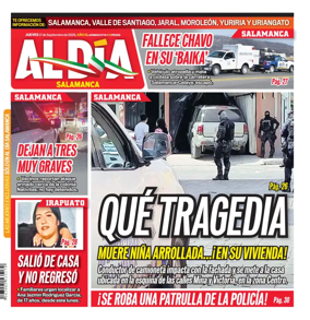 Cover of Periodico Al Dia (Salamanca)