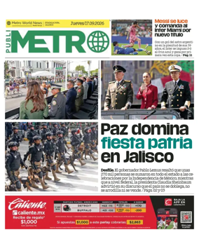Cover of Publimetro Guadalajara