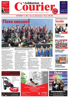 Cover of Ashburton Courier