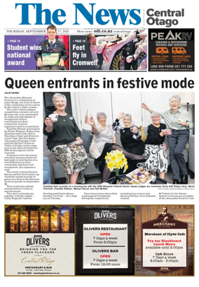 Cover of Central Otago News
