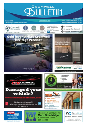 Cover of Cromwell Bulletin