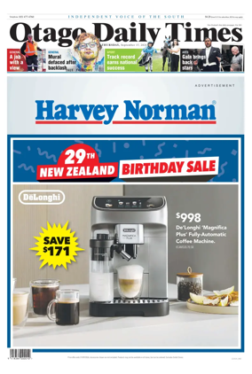 Cover of Otago Daily Times