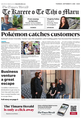 Cover of The Timaru Herald