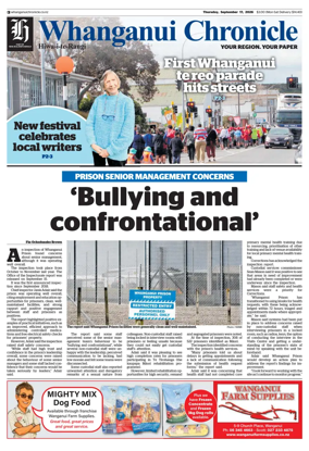 Cover of Whanganui Chronicle