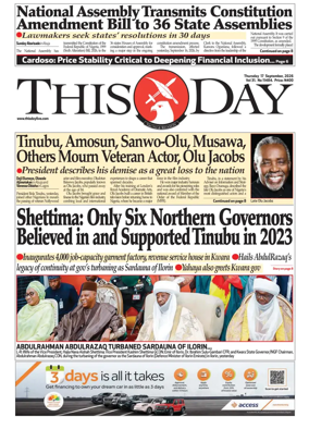 Cover of THISDAY