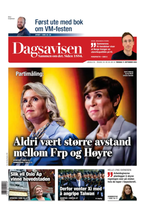 Cover of Dagsavisen