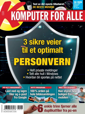 Cover of Komputer for alle (Norway)
