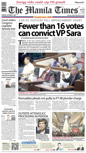 Cover of The Manila Times