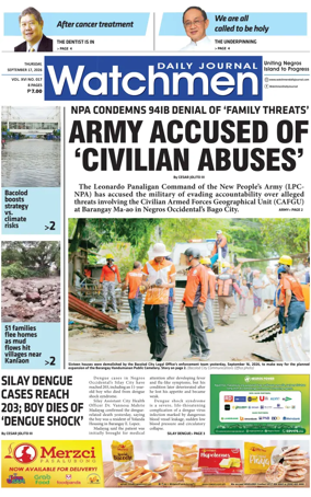 Cover of Watchmen Daily Journal
