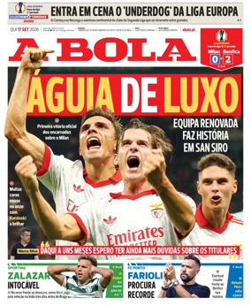Cover of A BOLA (Portuguese)