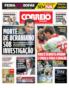 Cover of Correio da Manha