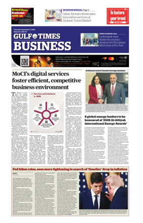 Cover of Gulf Times Business