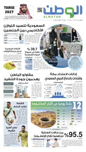 Cover of Al-Watan (Saudi)