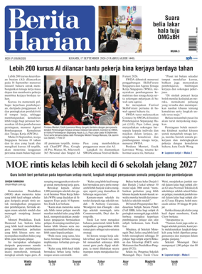 Cover of Berita Harian