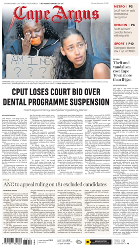 Cover of Cape Argus