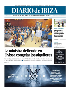 Cover of Diario de Ibiza
