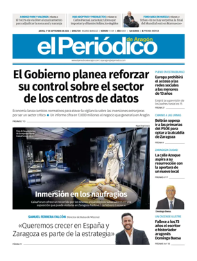 Cover of El Periodico Aragon
