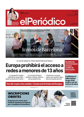Cover of El Periodico - Castellano