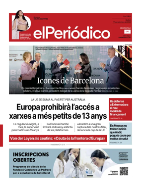 Cover of El Periodico - Catala