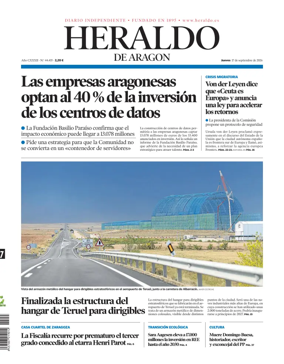 Cover of Heraldo de Aragon