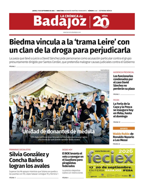 Cover of La Cronica de Badajoz BE
