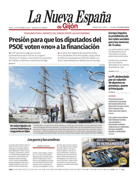 Cover of La Nueva Espana (Gijon)