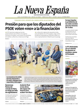 Cover of La Nueva Espana (Occidente)