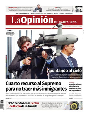 Cover of La Opinion de Murcia (Cartagena)