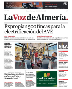 Cover of La Voz de Almeria