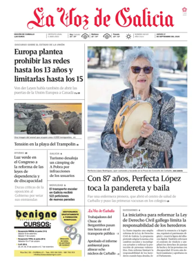 Cover of La Voz de Galicia (Carballo)