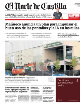 Cover of Norte de Castilla (Segovia)