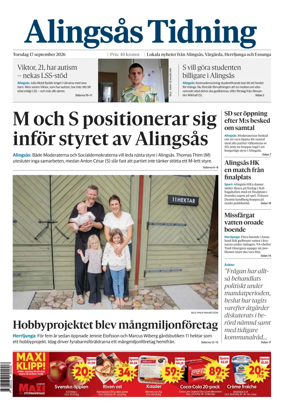 Cover of Alingsas Tidning