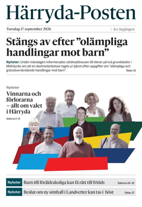 Cover of Harryda-Posten