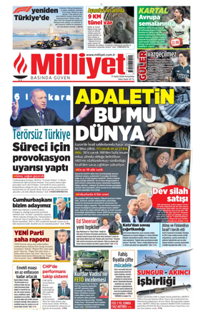 Cover of Milliyet
