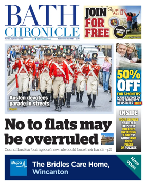 Cover of Bath Chronicle
