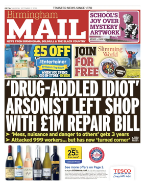 Cover of Birmingham Mail