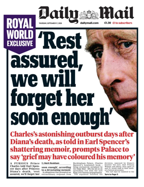 Cover of Daily Mail