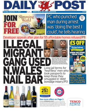 Cover of Daily Post (North Wales)