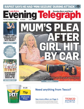 Cover of Evening Telegraph (First Edition)