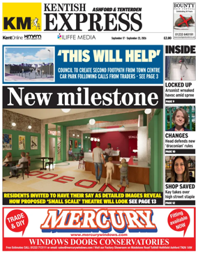 Cover of Kentish Express Ashford & District