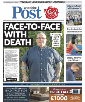 Cover of Lancashire Evening Post