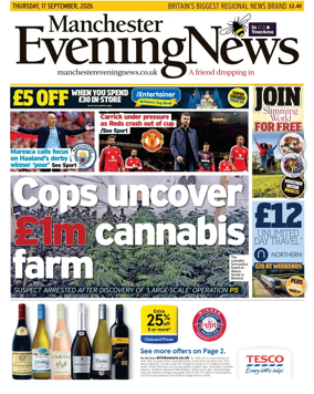 Cover of Manchester Evening News