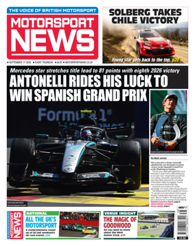 Cover of Motorsport News