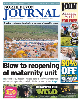 Cover of North Devon Journal