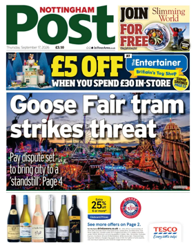 Cover of Nottingham Post